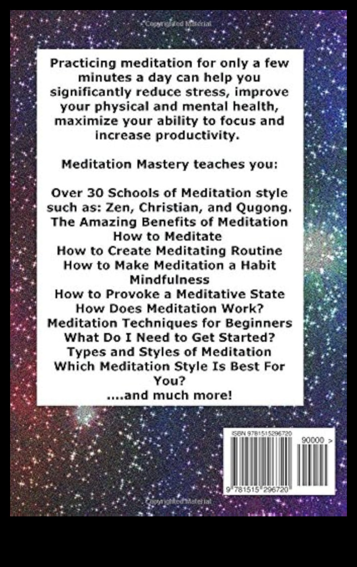 Meditācijas meistarība: izmantojiet ikdienas dzīvesveidu bez stresa