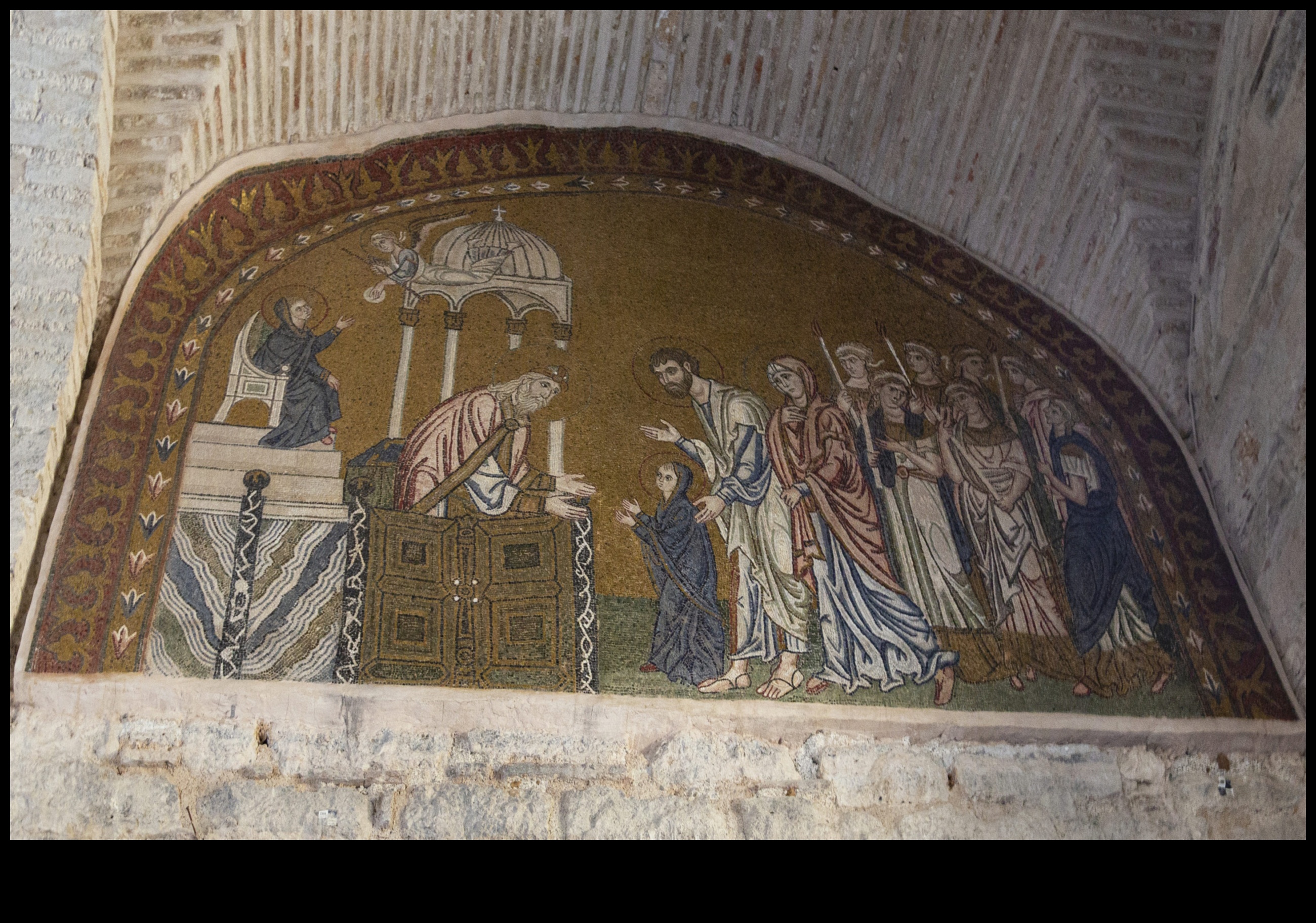 Dafni klosteris: freskas no Bizantijas dārgumiem