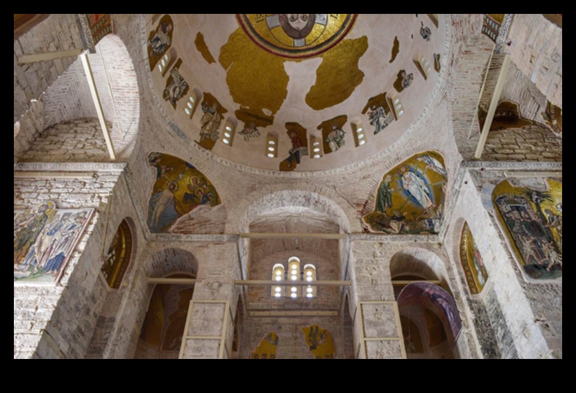 Dafni klosteris: freskas no Bizantijas dārgumiem