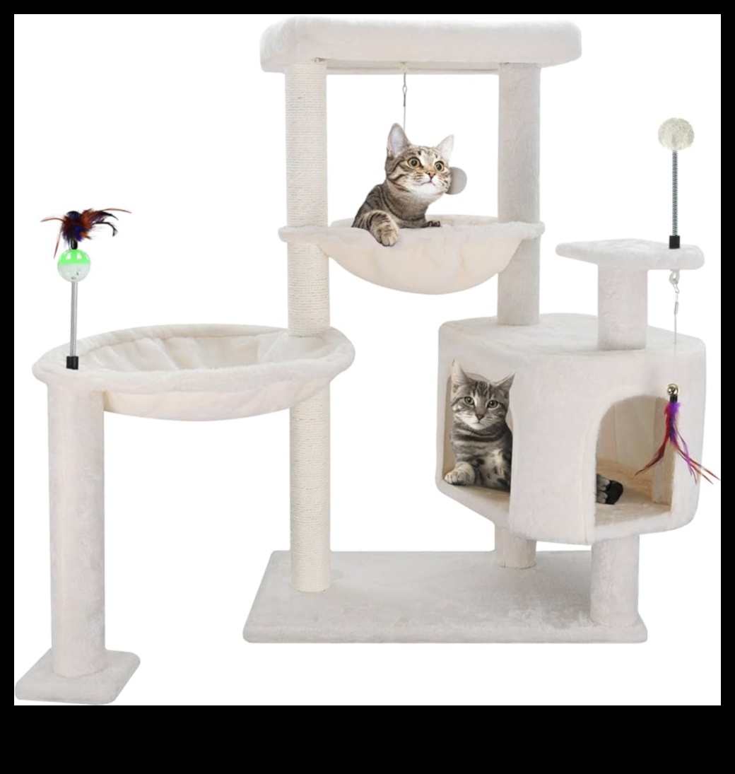 Cat Condo Crafting Turpinājums: Uzlabojiet vertikālo izpēti