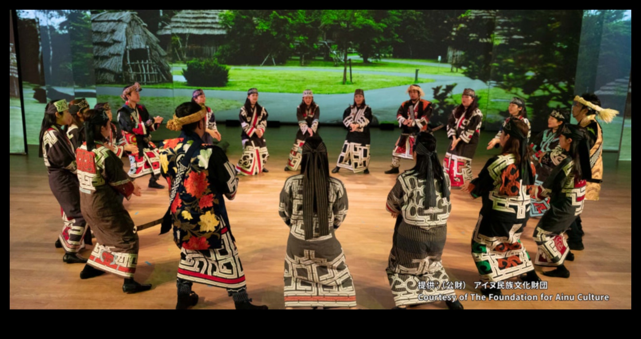 Okobo Odori: Tradicionālā deja Ainu kultūrā