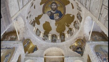Dafni klosteris: freskas no Bizantijas dārgumiem