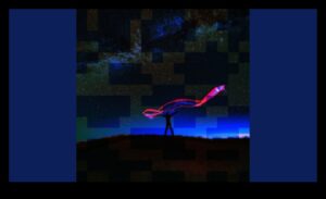 Debesu simfonija: zvaigznes un mākoņi nakts ainavās